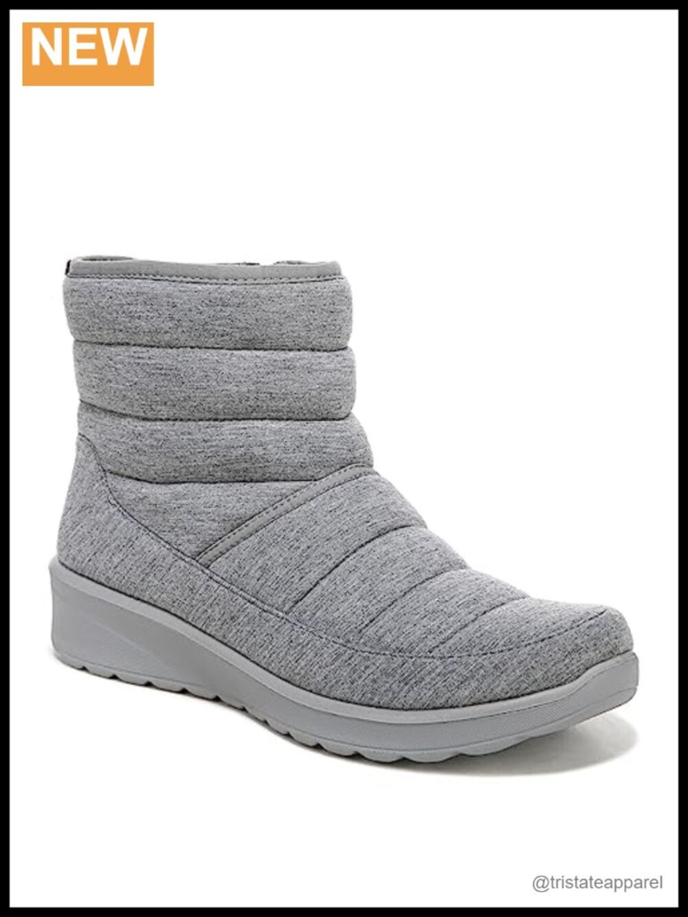 Machine Washable Ankle Booties with BZEES Cloud Comfort, Round Toe, Zip Closure